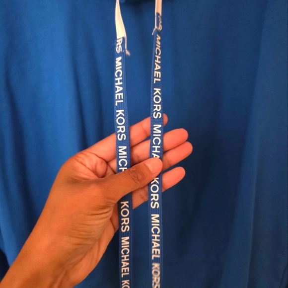 Blue Hoodie with Drawstring - Picture 4 of 7